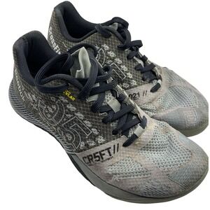 Reebok CrossFit Nano 5.0 Mens Training Shoes Black Grey Kevlar V68510 Size 6.5